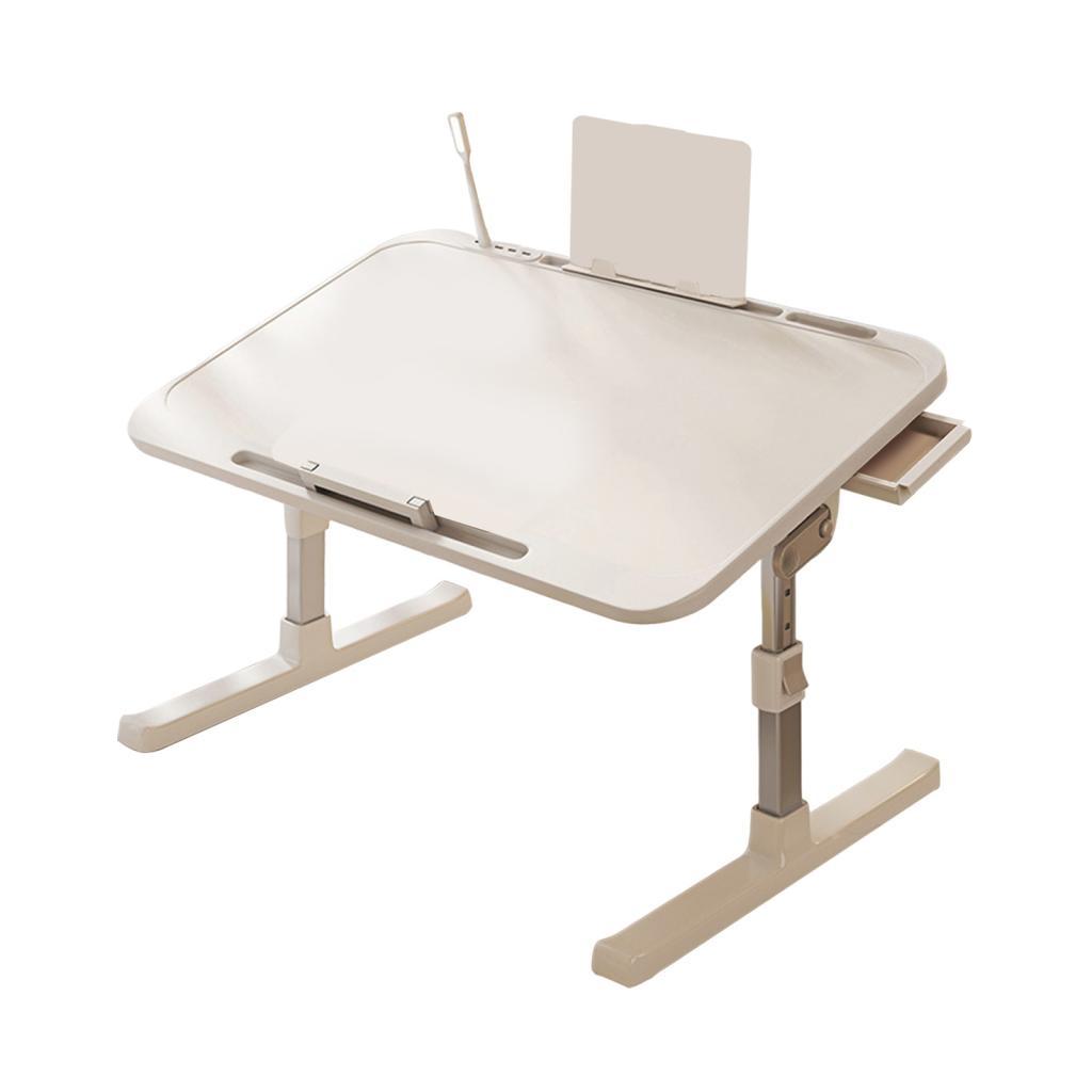 Foldable Computer Table Bed Tray Portable Desk Adjustable Density Lightweight Practical Ergonomic