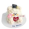 Simple Korean Style Mortarboard Cake Topper for Student Birthdays