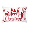 Christmas Cushion Cover Red Pillowcase Sofa Decoration Pillow Home Decor