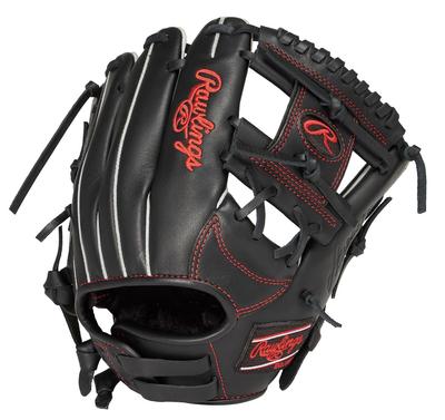 Rawlings Baseball HYPER TECH R9 SERIES Black Size Small Glove, Softball, Junior, Kids, GJ5R9BFS, [All-Around], (Right-Handed Thrower)