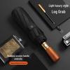 3-Fold Wooden Handle Umbrella
