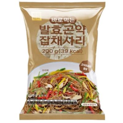 PpePpe Konjac Fertiggericht Fermentierte Konjac Japchae Nudeln, 39kcal, 200g, 8 Stück