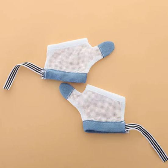 Thumb Sucking Guard Gloves Breathable Anti Finger Sucking Gloves To Stop Nail Biting Sucking Thumbs Fingers for Baby