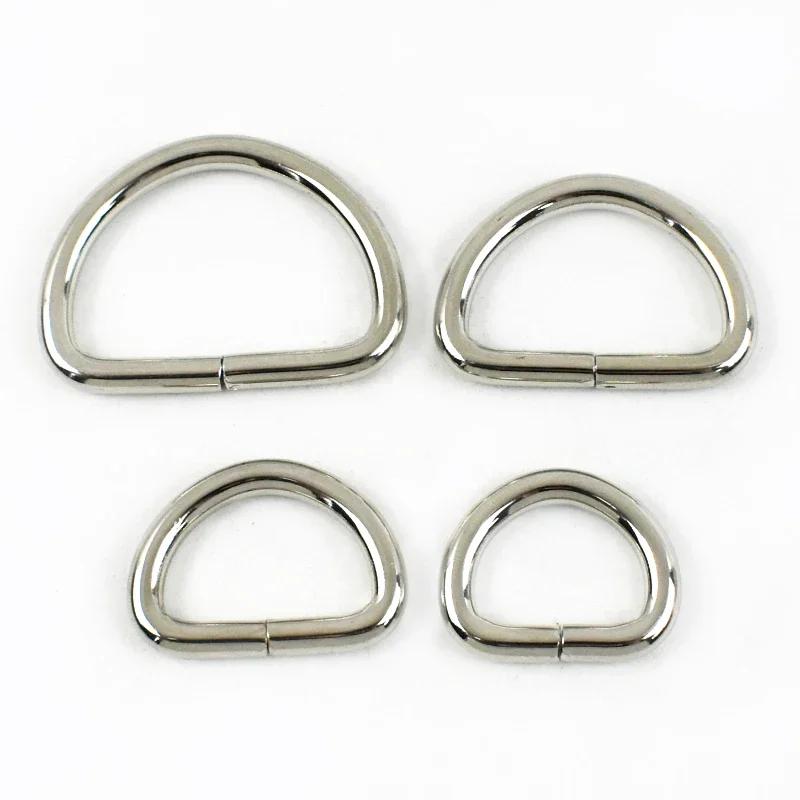 5/10Pcs Meetee 20/25/32/38mm Metal Buckles for Bag Strap D Ring Clasp Dog Collar Decor Connect Hooks DIY Hardware Accessories