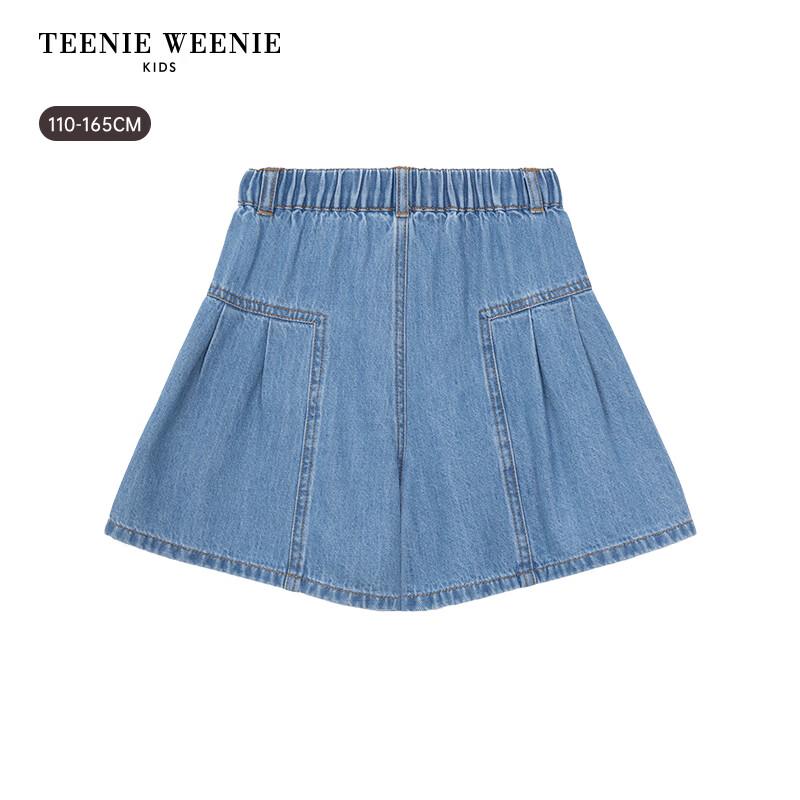 Teenie Weenie Kids Girl Denim Skort
