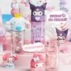 Cute 500Ml Kawaii Dolls Transparent Cup Cartoon Kuromi Cinnamoroll Melody Plastic Water Bottle Gifts For Kids Adults Children's Birthday Gift Holiday
