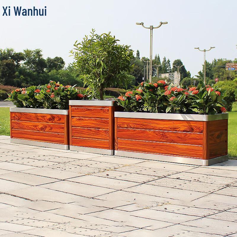Xiwanhui Outdoor Horizontal Plank Planter Box