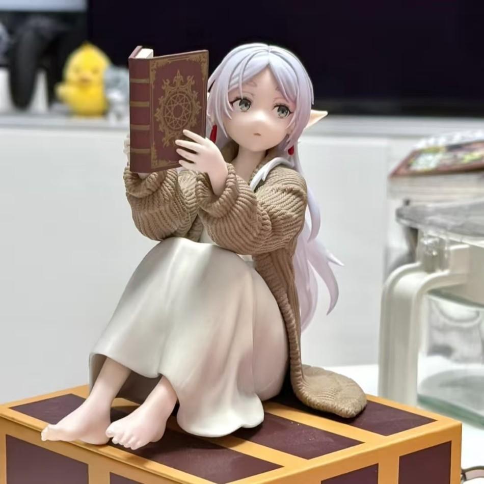 Skladem stolní roztomilá figurka Frieren Beyond Journey anime hračky PVC model sbírka Frieren čtení akční panenka