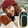 Mini Colorful Circle Hand Warmer With Sunset Light Fast Heating Hand Keep Warm Device For Sports Fitness