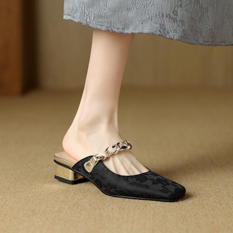 

New summer women s bag head slippers casual solid color large and small size women s shoes rubber soft sole sandals foot cool slippers 39 чёрный