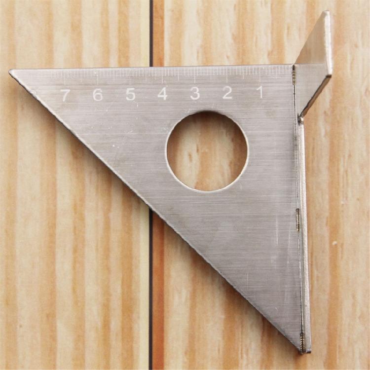 Multi Angles Measuring Ruler Stainless Steel Woodworking Square,Angles from 22.5° To 90° Layout Tool for Carpentry