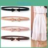 Candy Butterfly Colored Bow Women Slimming Waistband Dress Belts Decoration