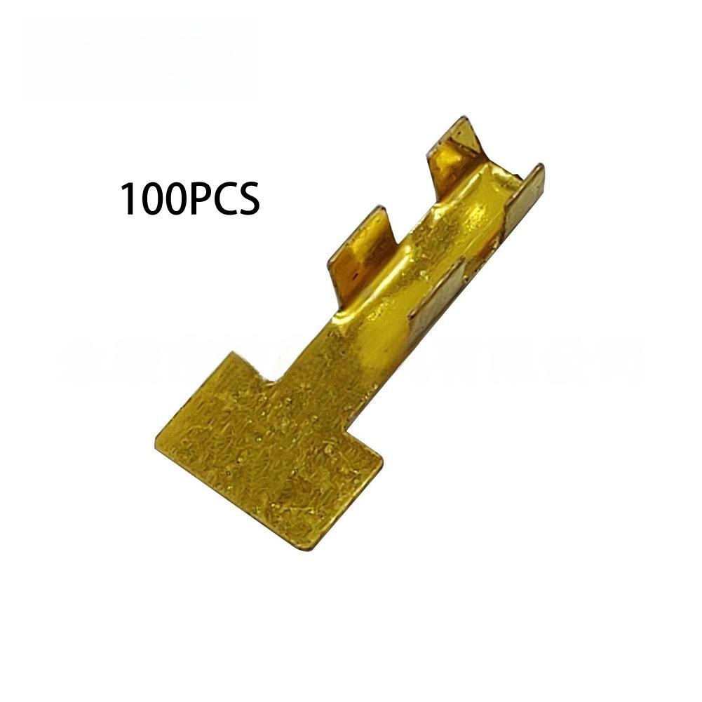 Pack of 100 Copper Wire Terminal Connectors Designed for Electrical Wiring with 3mm 6mm Stator Sizes for Electric Tools