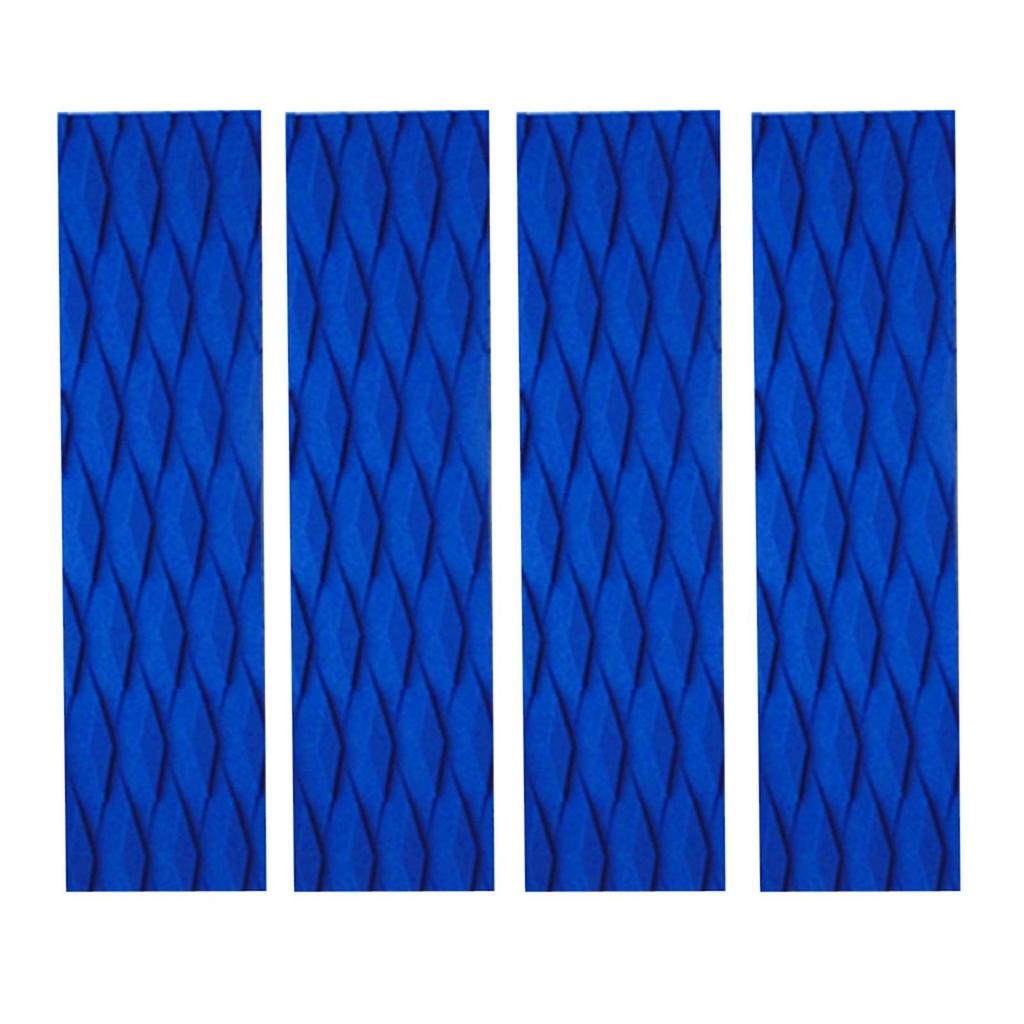 4 Pieces EVA Skimboard Traction Pad Bar Grip Surfboard SUP Surfing