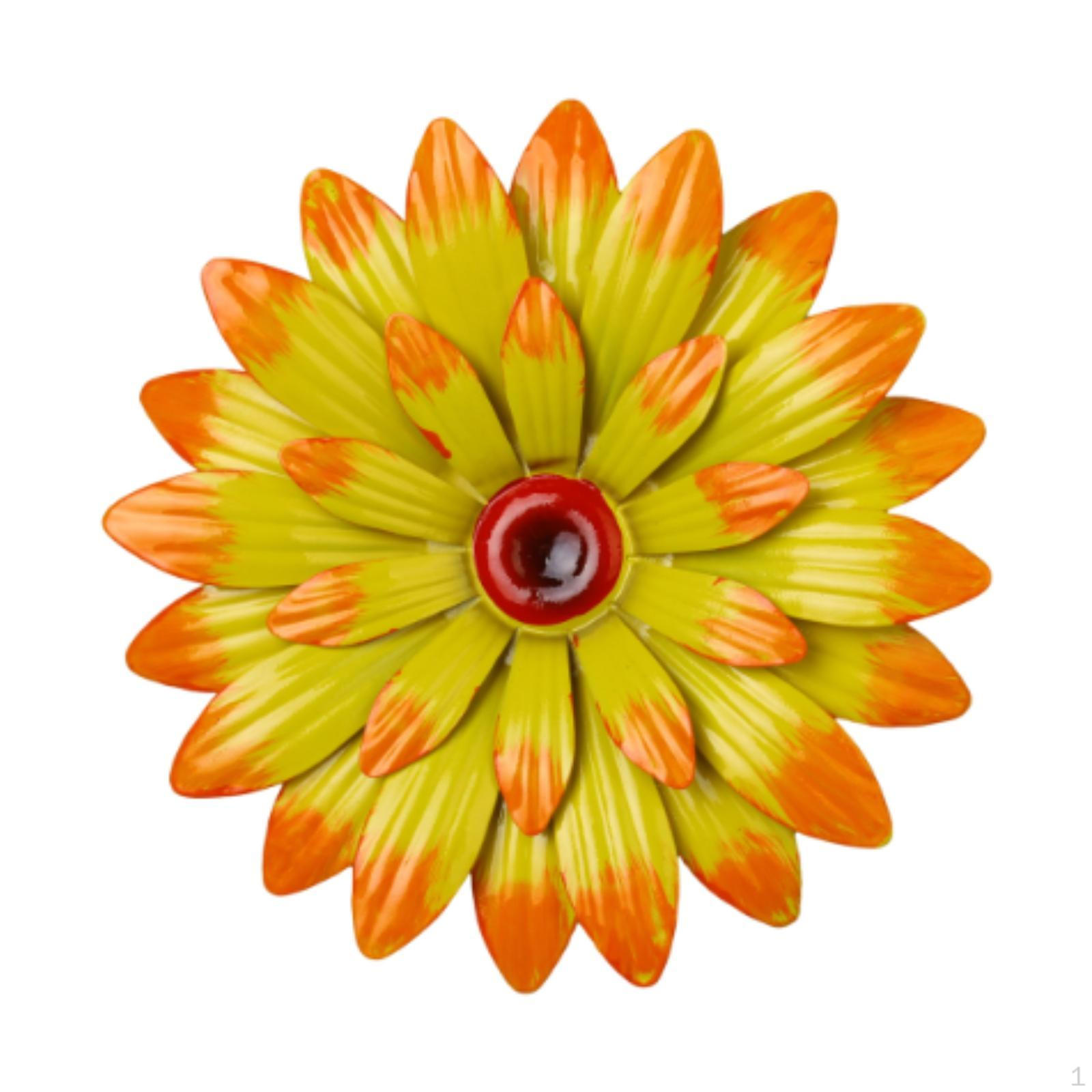 

Художественное украшение Железная скульптура 7,87 дюйма для патио и двора жёлтый