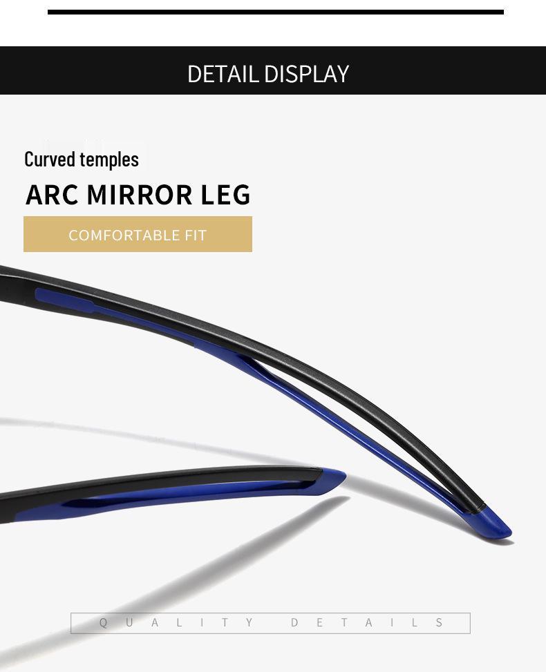Ultra-Light TR90 Anti-Blue Light Reading Glasses for Middle-aged and Elderly – Sports Style, High Definition Eye Protection for Men.