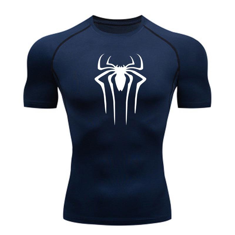 Compression Shirt Men Fitness Gym Super Hero Sport Running T-Shirt Rashgard Tops Tee Quick Dry Short Sleeve T-Shirt For Men