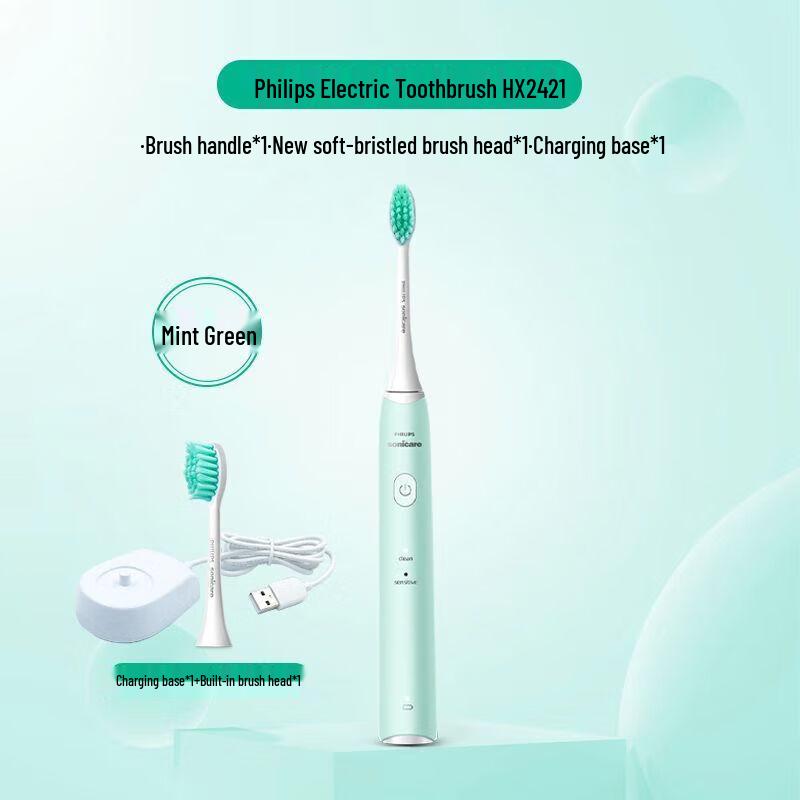 

Электрическая зубная щетка Philips HX2421/03 Ultrasonic Gentle Clean