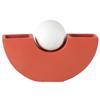 Resin Vase Geometric Semicircle Moon Flowerpot Flower Arrangement Accessories Flower Vase Home Decoration Accessories