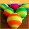 Rainbow Pvc Rubber Playground Ball American Kickball Park Ball Outdoor Toy Ball 20cm