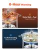 5 Qt 4 Pack Round Chafing Dish Buffet Set Full-Size Pan Stainless Steel