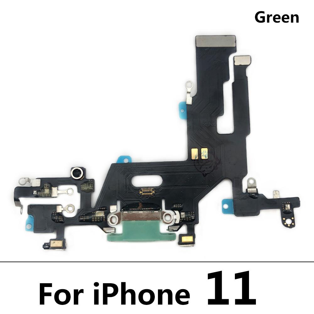 Nuovo Per iPhone 11 Pro 11Pro Max Porta di Ricarica USB Microfono Cavo Flessibile Scheda Connettore Dock Parti di Ricambio