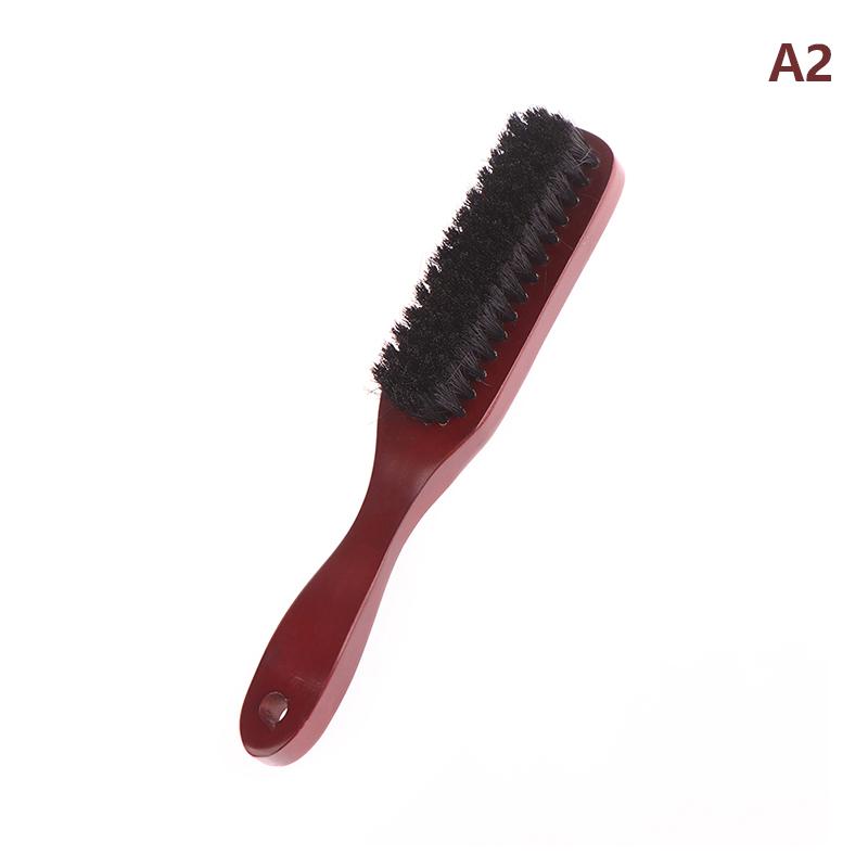 Trehåndtak Hårbørste Skjeggbørste Kam Grooming Aid For Men Hårbørster