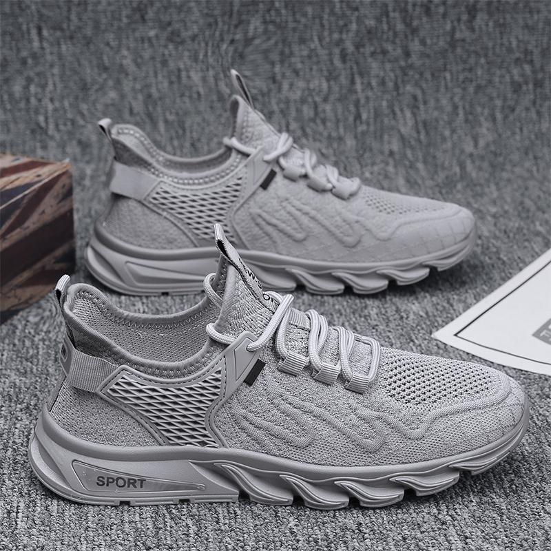 Fashion Men's Shoes 2024 Casual Sports Shoes Light Sports Shoes Outdoor Breathable Men's Beige Shoes Men's Trainer Men's Running Shoes