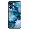 Funda de Dibujos Animados Para OPPO Reno 14 Pro Funda de Teléfono Suave de Silicona Para OPPO Reno14Pro Negra TPU Protectora Carcasa Trasera Mármol Para