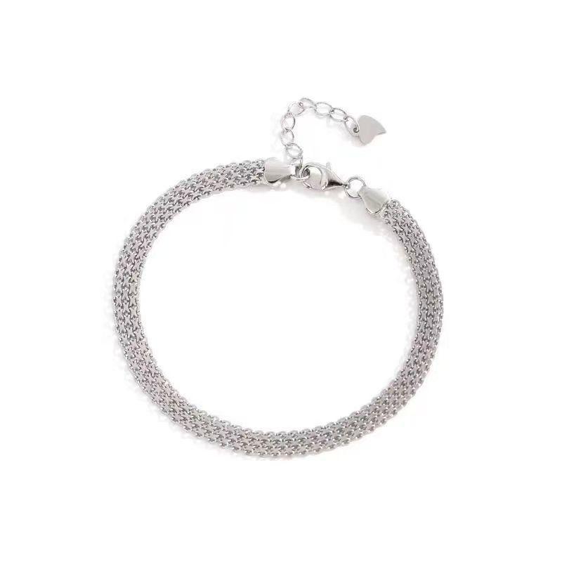 Shimmering Trendy Lace Bead Bracelet - Chic Hip-Hop Style for Women