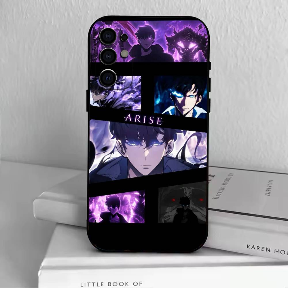 

S-Sung Jin-woo Phone Case For Samsung S25,S24,S21,S22,S23,S30,Ultra,S20,Plus,Fe,Soft Silicone Black Cover Samsung S25ULTRA