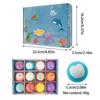 12 Packs Of Children's Bath Bombs Natural Organics Bubble Bath Bombs In Bath Toys For Girls And Boys Birthday Presents For Children