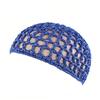 1pc Women's Stretchy Breathable Mesh Crochet Hairnet Knitted Headscarf Hat Style Hair Net Wrap Sleep Headwear Accessory