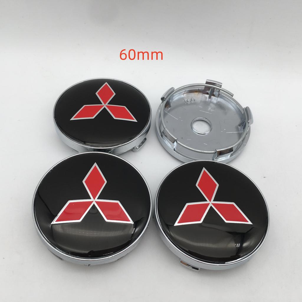 20pcs 3D 56mm 60mm 68mm for Mitsubishi Car Wheel hub emblem Center Cap Badge covers sticker Decals styling auto Accessories