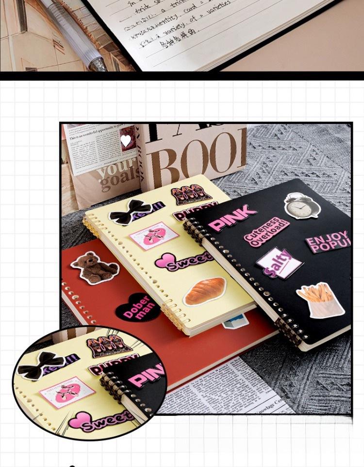 Ergonomic, High-value Loose-leaf Notebook with Detachable Binder; Suitable for High School and Junior High Students.