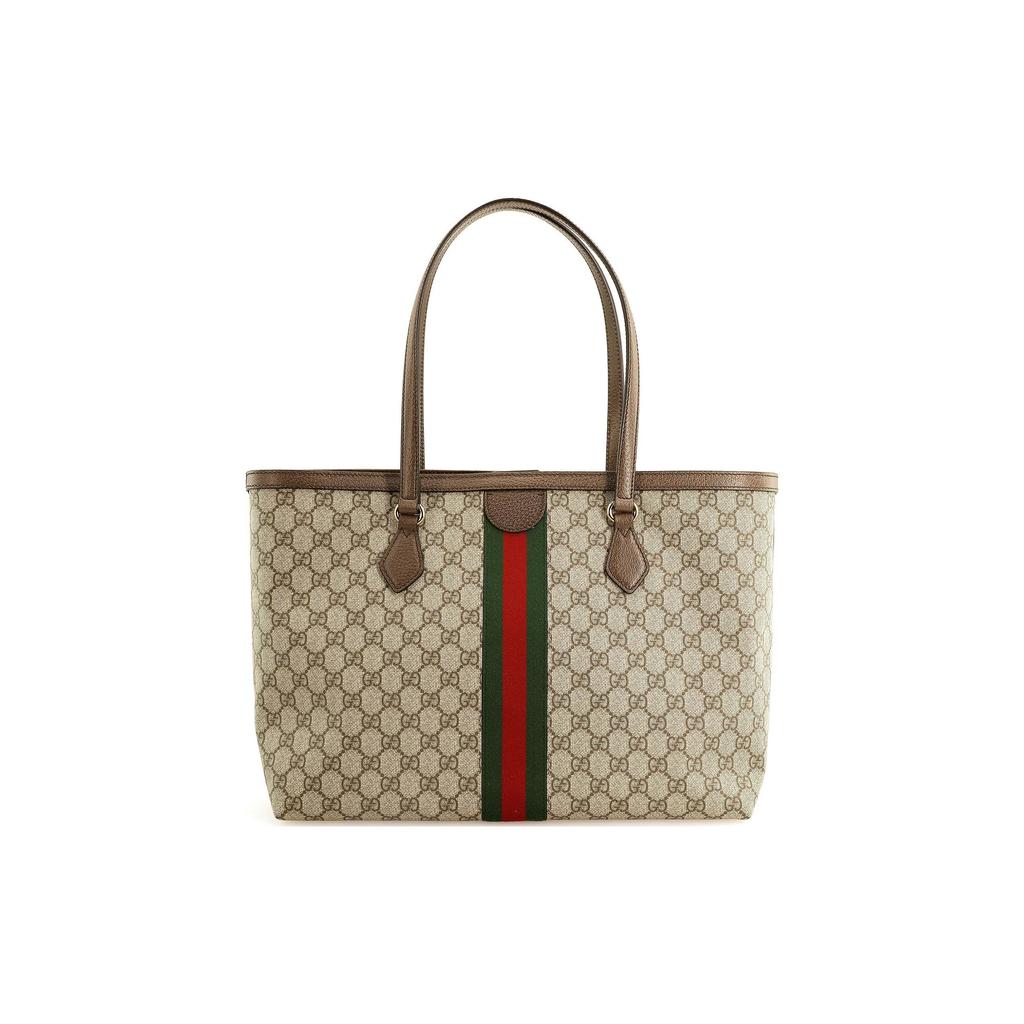 Gucci Ophidia GG Średnia Torba Beżowa/Hebanowa Unisex Torby Beżowy 631685-96IWB-8745
