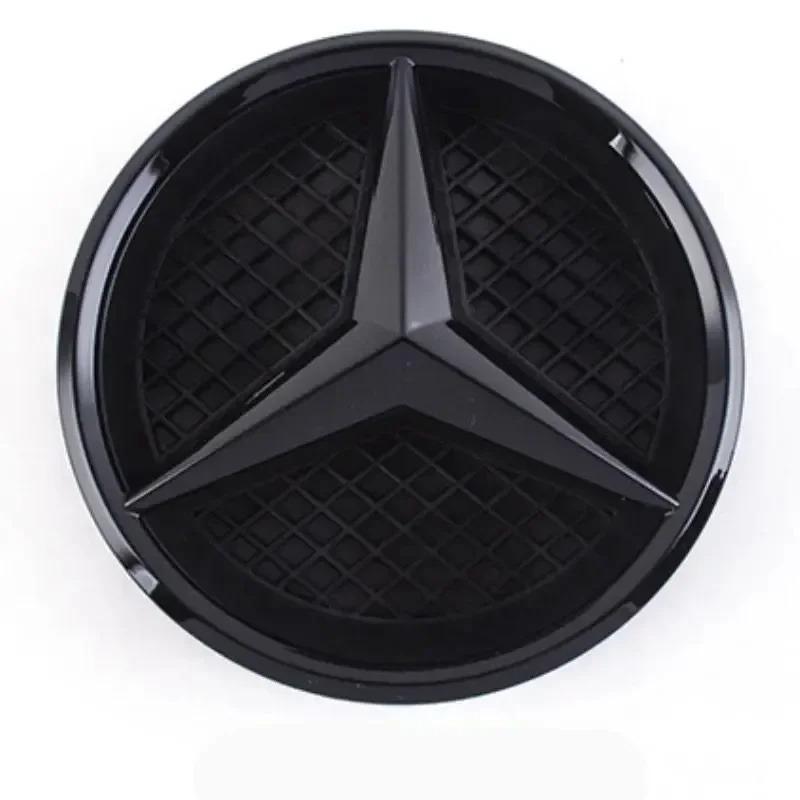 CRM1 3D Car Grill Emblem Star Badge Front Grill Logo For Mercedes Benz W204 W205 W213 X253 A B C E S CLA GLB GLC GLE GLS Accessories