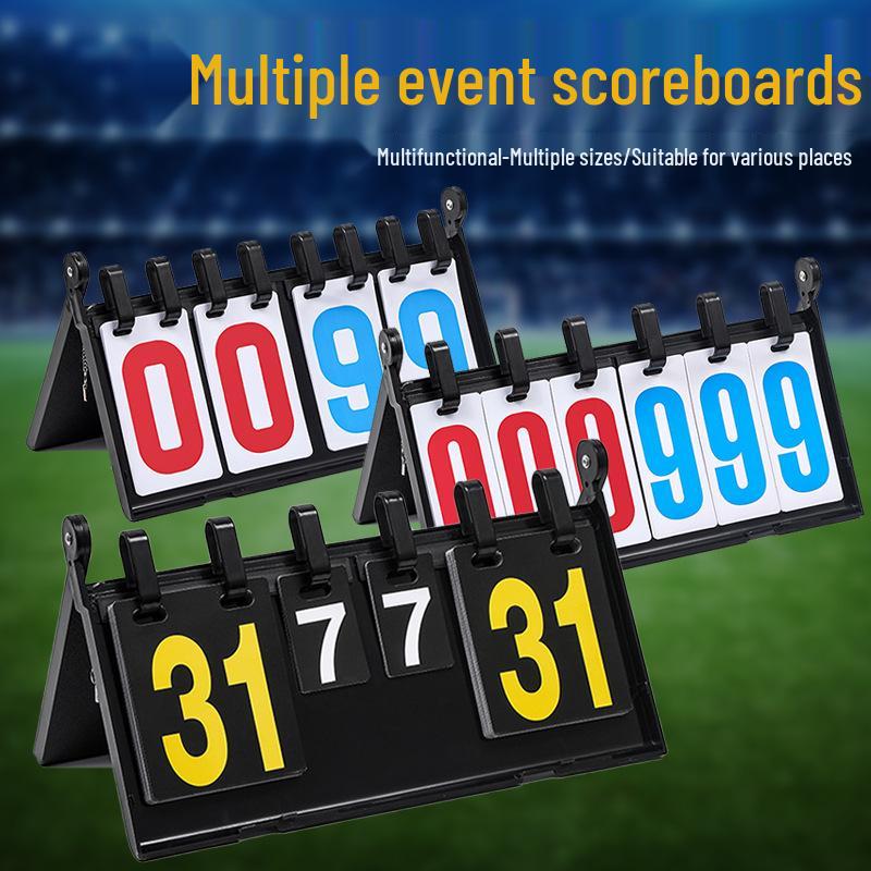 Multisport Scoreboard: Football, Volleyball, Basketball, Badminton & Table Tennis Scorer.