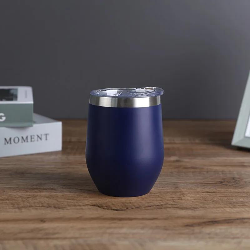 12OZ Edelstahl Eierschalenbecher Kalt- und Heiß-Thermobecher Bierkrüge Weingläser Becher Thermobecher für Kaffee