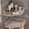 Punch-Free Triangle Wall-Mounted Bathroom Storage Shelf