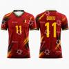 2026 Belgian Fan Football Jerseys De Bruyne, Lukaku Football Jerseys Summer Sports Men's T-Shirt Kid's Clothing Tee Y2k Woman