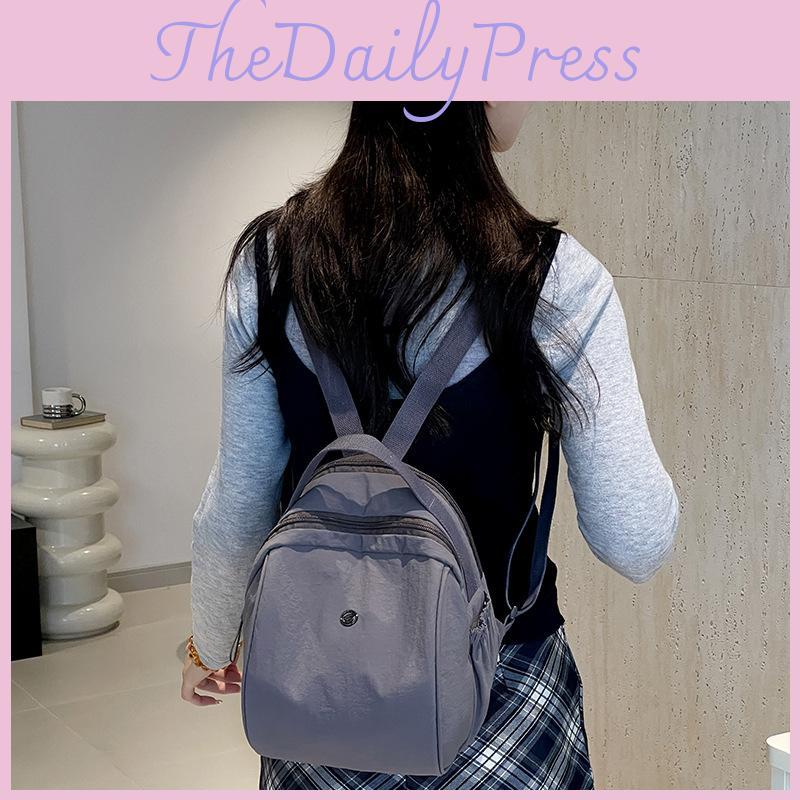 Nylon Minimalist Student Backpack Lightweight Construction Activities Outdoor