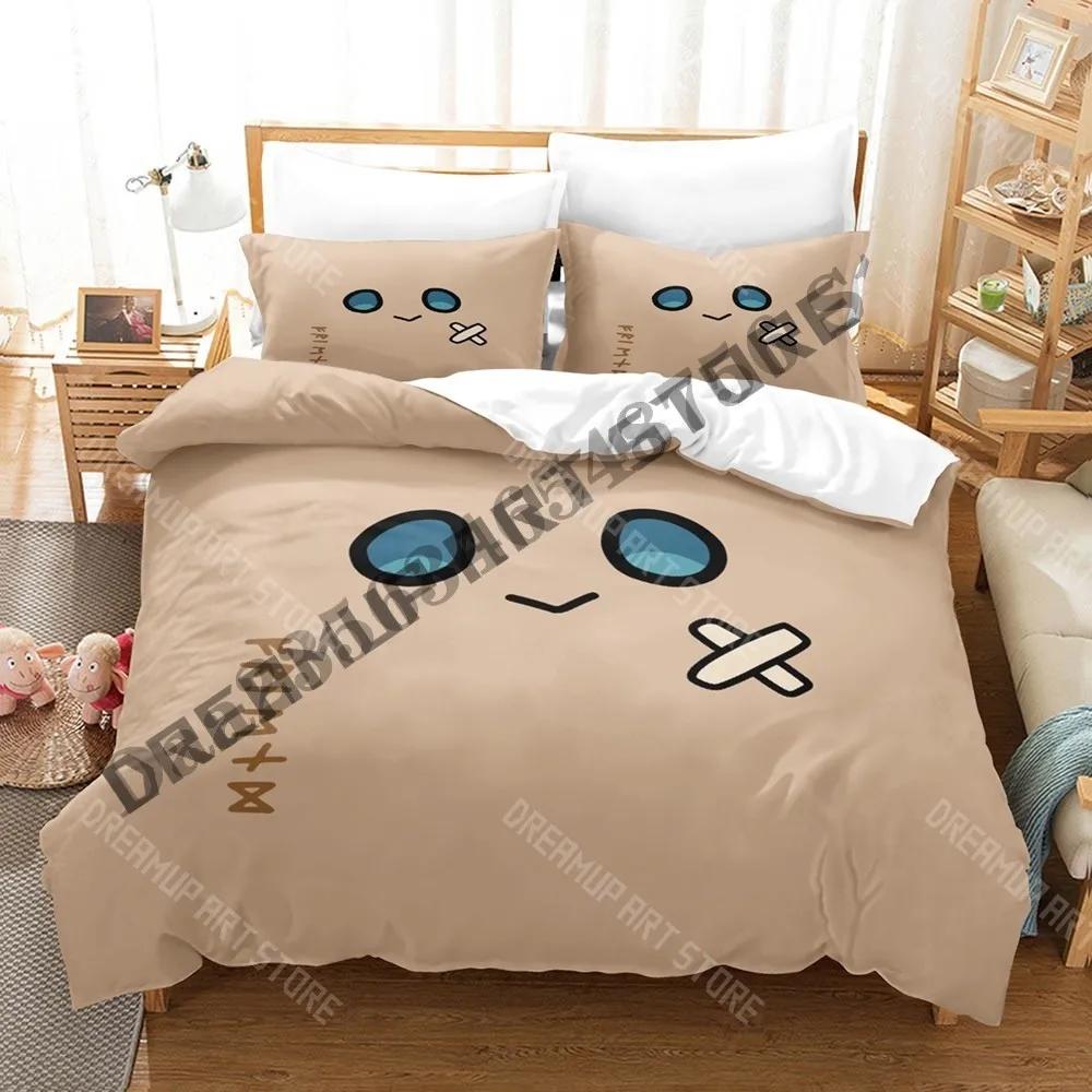 3D Print Nanashi Mumei Friend Hololive Bedding Set Single Twin Full Queen King Size Bed Set Adult Kid Bedroom Duvetcover Sets