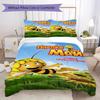 Cartoon bees and Maya Pattern Bedding,Quilt Set Quilt Cover Pillowcase Home Birthday Gift (1*duvet cover+2*pillowcase,without core)XSJT0917369