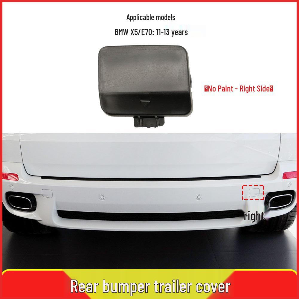 BMW X5 E70 Rear Bumper Tow Hook Covers (Left & Right) - Part 51127271815