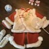 2025 Girls' New Year Fleece-lined Winter Outfit - Fashionable Toddler Set