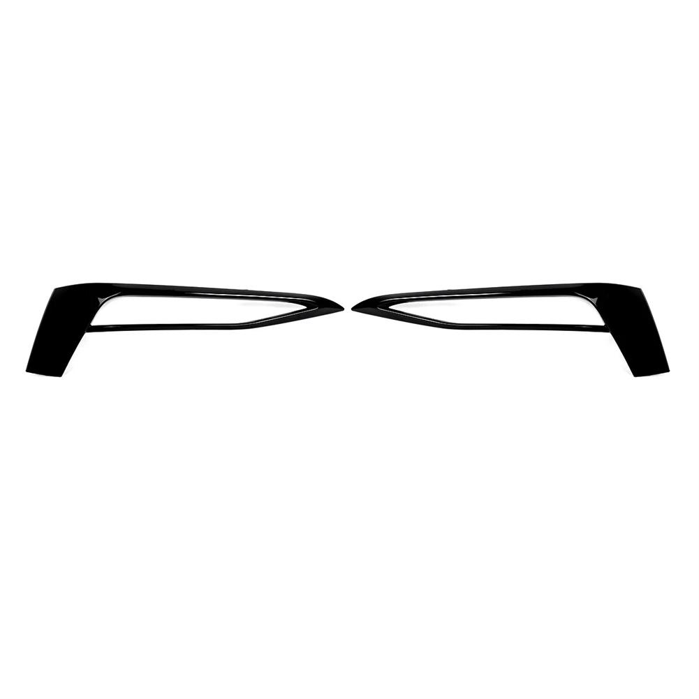 2pcs Front Bumper Fog Light Eyelid Cover Trim For BMW For 5 Series G30 G31 G38 2017-2020 51117385281 51117385282