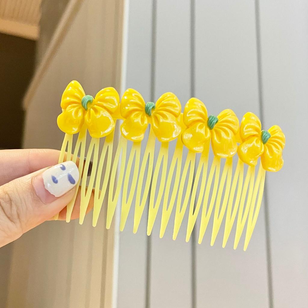 Mode Kinder Haarnadel Kleine Mädchen Pony Gebrochenes Haar Haarnadeln Mädchen Candy Farbe Süße Nette Einsatz Kamm Frauen Haar Zubehör