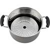 Wahei Freiz NR-7735 Stainless Steel Double-Handled Pot with Strainer, IH Compatible, 26cm, by Nabeya Daisaku