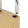 Household Outdoor Padlock with 3 Keys MediumThick Brass Iron Padlock for Door Cabinet(40mm )